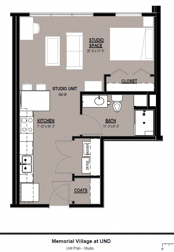 Suite A Floorplan